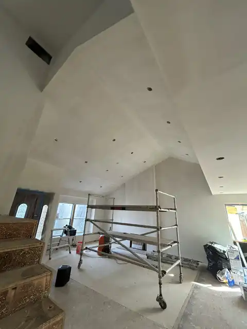 Level-5 finish the whole two story house, installed new inside and outside corners project photo